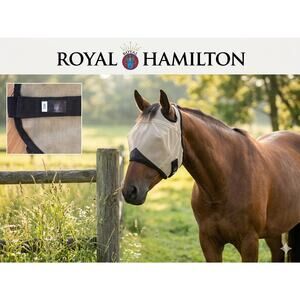 Royal Hamilton Equestrian Fly Mask - Size Average (AVG)